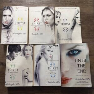 Christopher Pike Paperback Book Lot Thirst 1-5 Series & Until the End